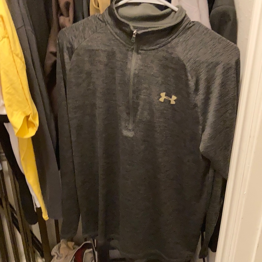 Black and green fleece